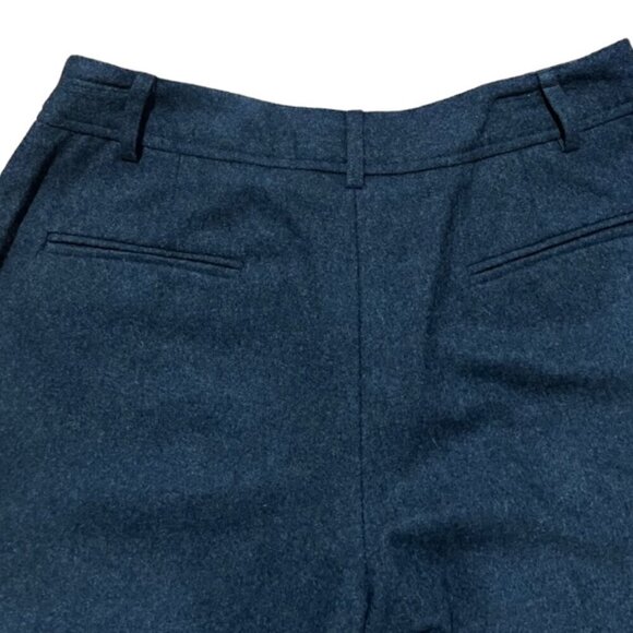 Harve Benard Women's NWOT Wool Blend Cuffed 3/4 Grey Pants Size 6 Zipper Front - Picture 6 of 7